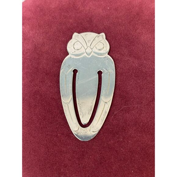 Tiffany & Co. Sterling Silver Owl Bookmark #63564 - Picture 1 of 4
